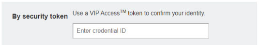 screenshot how to enter credential ID